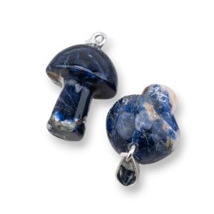 Mushroom, Sodalite - pendant Mushroom, Sodalite - pendant